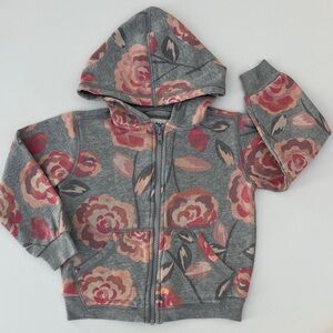 Tea Hooded Zip-up Sweatshirt